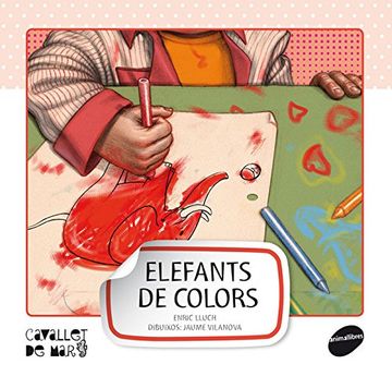 portada Elefants de colors (Paperback) (en Catalá)
