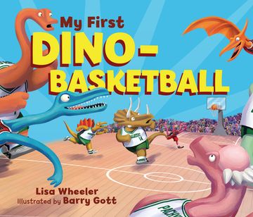 portada My First Dino-Basketball (Dino Board Books) (en Inglés)