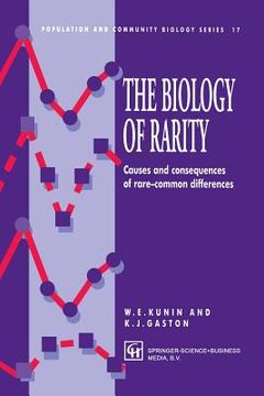 portada The Biology of Rarity: Causes and Consequences of Rare--Common Differences (en Inglés)