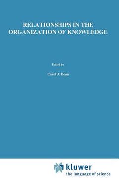 portada relationships in the organization of knowledge (en Inglés)