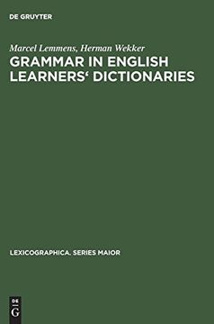 portada Grammar in English Learners' Dictionaries (Lexicographica. Series Maior) 