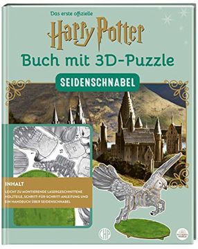 portada Harry Potter - Seidenschnabel - das Offizielle Buch mit 3D-Puzzle Fan-Art: Buch mit Hochwertigem Harry Potter Seidenschnabel-Figuren-3D-Puzzle set. Mit Holz Figur, Geburtstagsgeschenk (en Alemán)