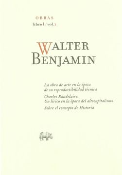 portada Obras: Walter Benjamin O.C Libro I/Vol.2: 3