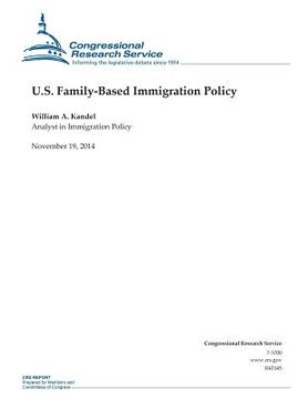 portada U.S. Family-Based Immigration Policy (en Inglés)