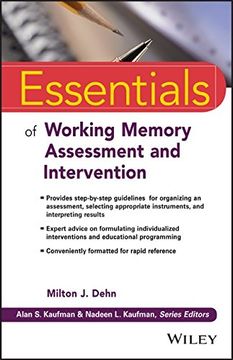 portada Essentials Of Working Memory Assessment And Intervention (essentials Of Psychological Assessment) (in English)