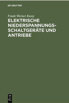 portada Elektrische Niederspannungsschaltgeräte und Antriebe (en Alemán)