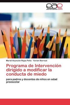 portada programa de intervenci n dirigido a modificar la conducta de miedo (in Spanish)