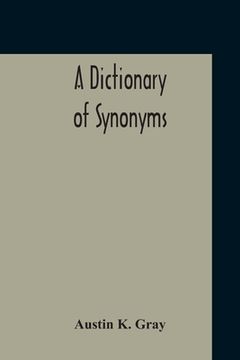 portada A Dictionary Of Synonyms (in English)