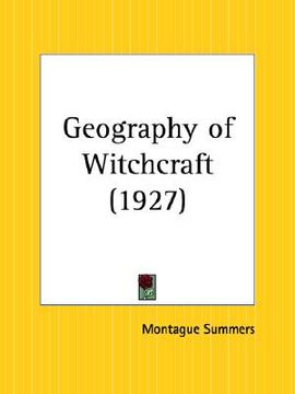 portada geography of witchcraft (en Inglés)