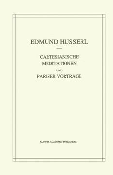 portada Cartesianische Meditationen und Pariser Vortrage (Husserliana: Edmund Husserl – Gesammelte Werke)