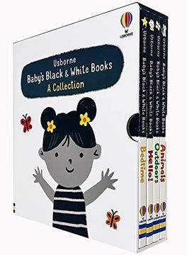 portada Usborne Baby's Black & White Books a Collection (en Inglés)
