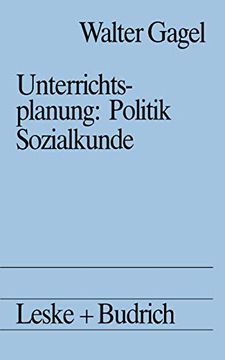 portada Unterrichtsplanung: Politik/Sozialkunde: Studienbuch Politische Didaktik II (en Alemán)