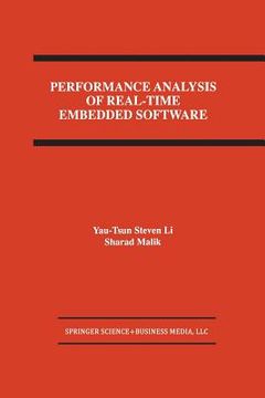 portada Performance Analysis of Real-Time Embedded Software (en Inglés)