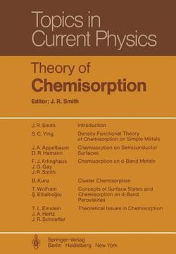 portada theory of chemisorption (en Inglés)