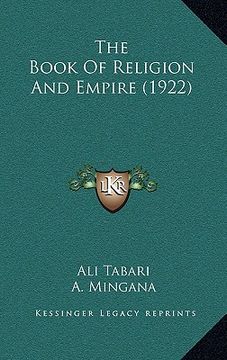 portada the book of religion and empire (1922) (en Inglés)