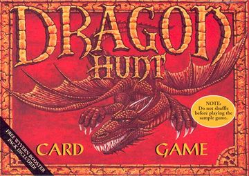 portada dragon hunt card game: 66 dragon hunt cards and rule booklet