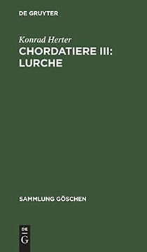 portada Chordatiere Iii: Lurche (en Alemán)