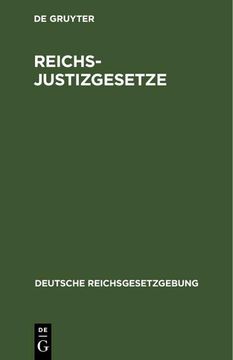 portada Reichs-Justizgesetze (in German)