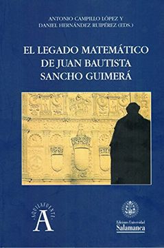 portada El legado matemático de Juan Bautista Sancho Guimerá