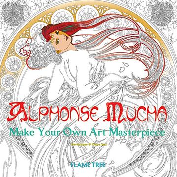 portada Alphonse Mucha (Art Colouring Book): Make Your own art Masterpiece (Colouring Books) (in English)