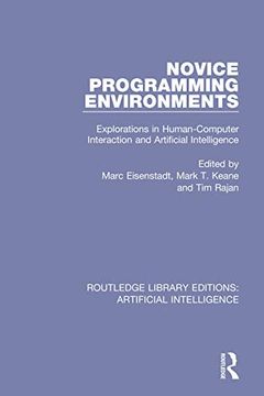 portada Novice Programming Environments (Routledge Library Editions: Artificial Intelligence) (en Inglés)