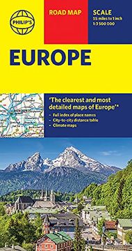 portada Philip'S Europe Road map (Philip'S Sheet Maps) (in English)