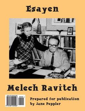 portada Esayen: Melech Ravitch (in Yiddish)
