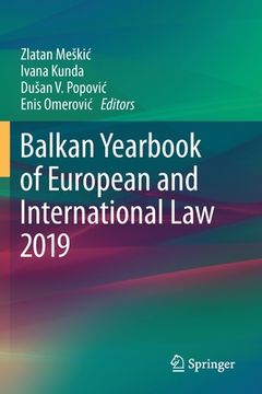 portada Balkan Yearbook of European and International Law 2019 (en Inglés)
