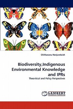 portada biodiversity, indigenous environmental knowledge and iprs (in English)