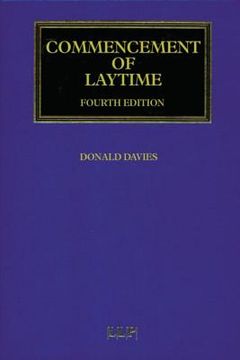 portada Commencement of Laytime (en Inglés)