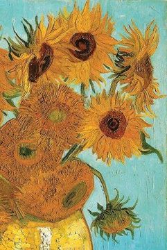 portada Van Gogh'S Sunflowers Notebook (Dover Little Activity Books) 