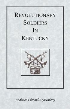 portada revolutionary soldiers in kentucky (en Inglés)