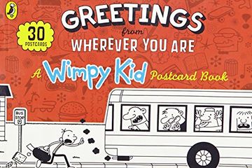 portada Greetings From Wherever you Are: A Wimpy kid Postcard Book (en Inglés)