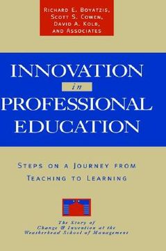 portada innovation in professional education: steps on a journey from teaching to learning (en Inglés)