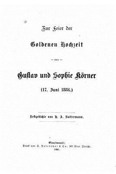 portada Zur Feier Der Goldenen Hochzeit (1886) (en Alemán)