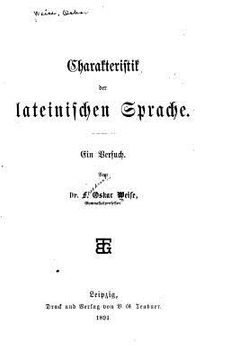 portada Charakteristik der lateinischen Sprache (in German)