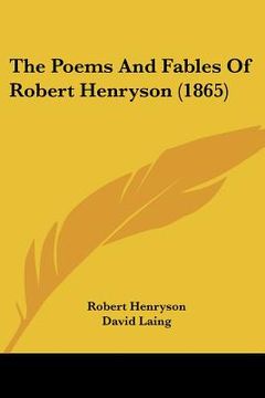 portada the poems and fables of robert henryson (1865) (en Inglés)
