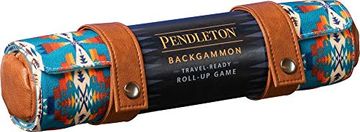 portada Chronicle Books Pendleton Backgammon: Travel-Ready Roll-Up Game (Camping Games, Gift for Outdoor Enthusiasts) (in English)