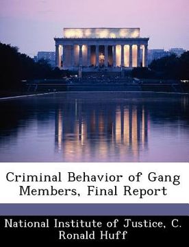 portada criminal behavior of gang members, final report (in English)