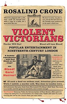 portada Violent Victorians: Popular Entertainment in Nineteenth-Century London (Paperback)