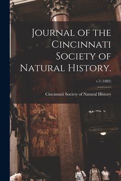 portada Journal of the Cincinnati Society of Natural History.; v.5 (1882) (en Inglés)