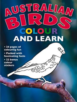 portada Australian Birds Colour and Learn (in English)