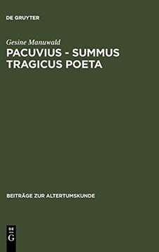 portada Pacuvius - Summus Tragicus Poeta (en Alemán)