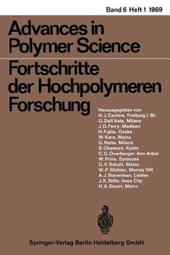 portada advances in polymer science 6/1 (en Inglés)