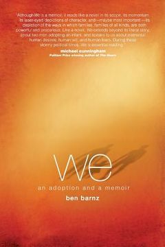portada we: an adoption and a memoir (en Inglés)