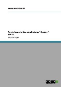 portada Textinterpretation von Puškins "Cygany" (1824) (German Edition)