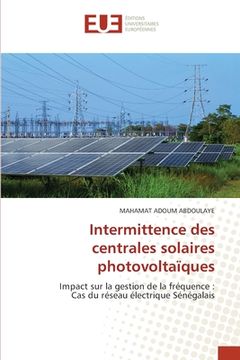 portada Intermittence des centrales solaires photovoltaïques (en Francés)