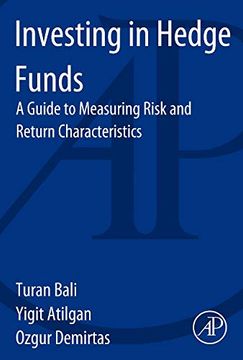 portada Investing in Hedge Funds: A Guide to Measuring Risk and Return Characteristics (in English)