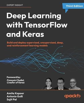 portada Deep Learning with TensorFlow and Keras - Third Edition: Build and deploy supervised, unsupervised, deep, and reinforcement learning models