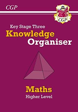portada New ks3 Maths Knowledge Organiser - Higher (Cgp ks3 Maths) (in English)